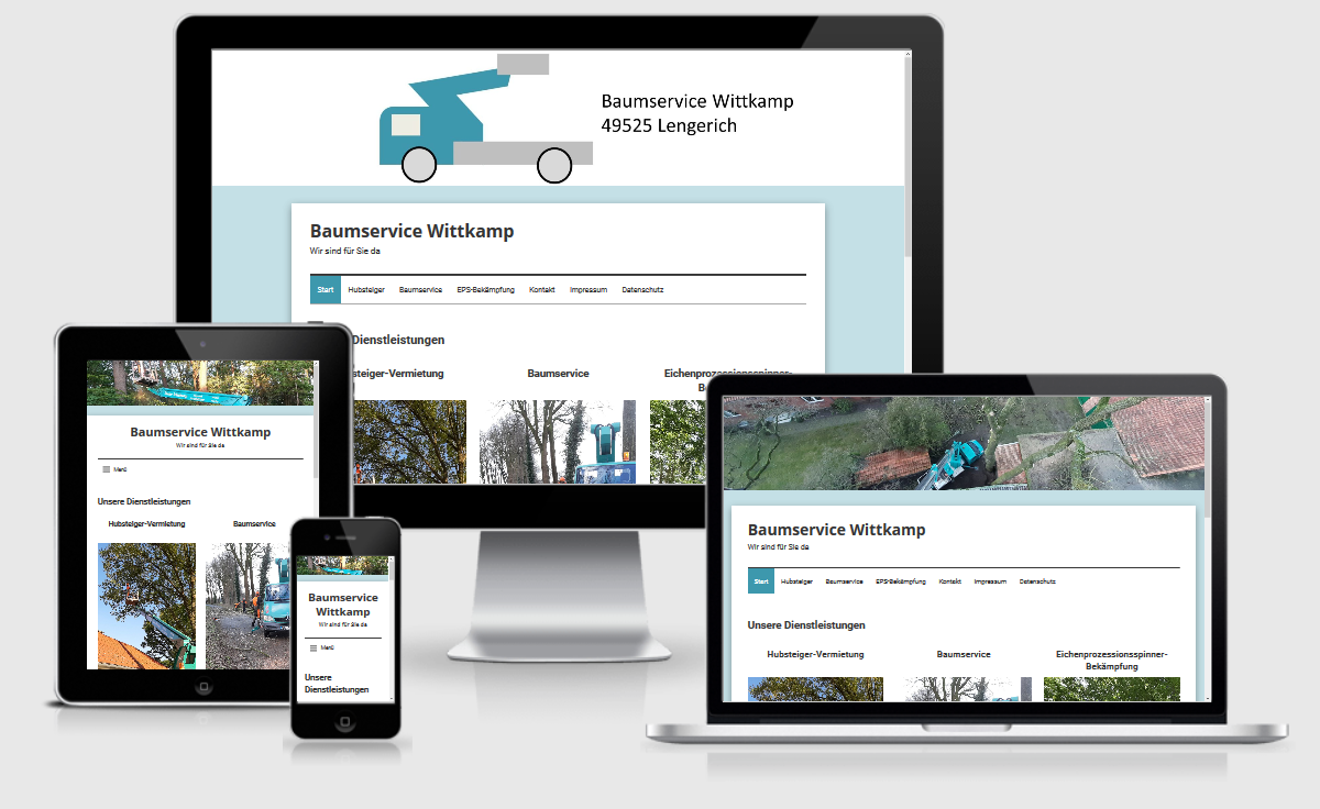 Webdesign Münster-Osnabrück: Referenz Baumservice Wittkamp