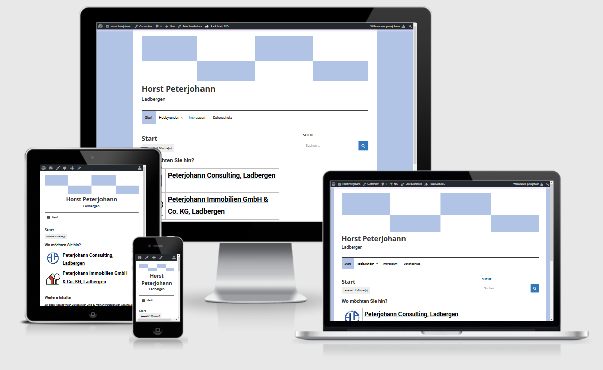 Webdesign Münster-Osnabrück: Referenz Horst Peterjohann